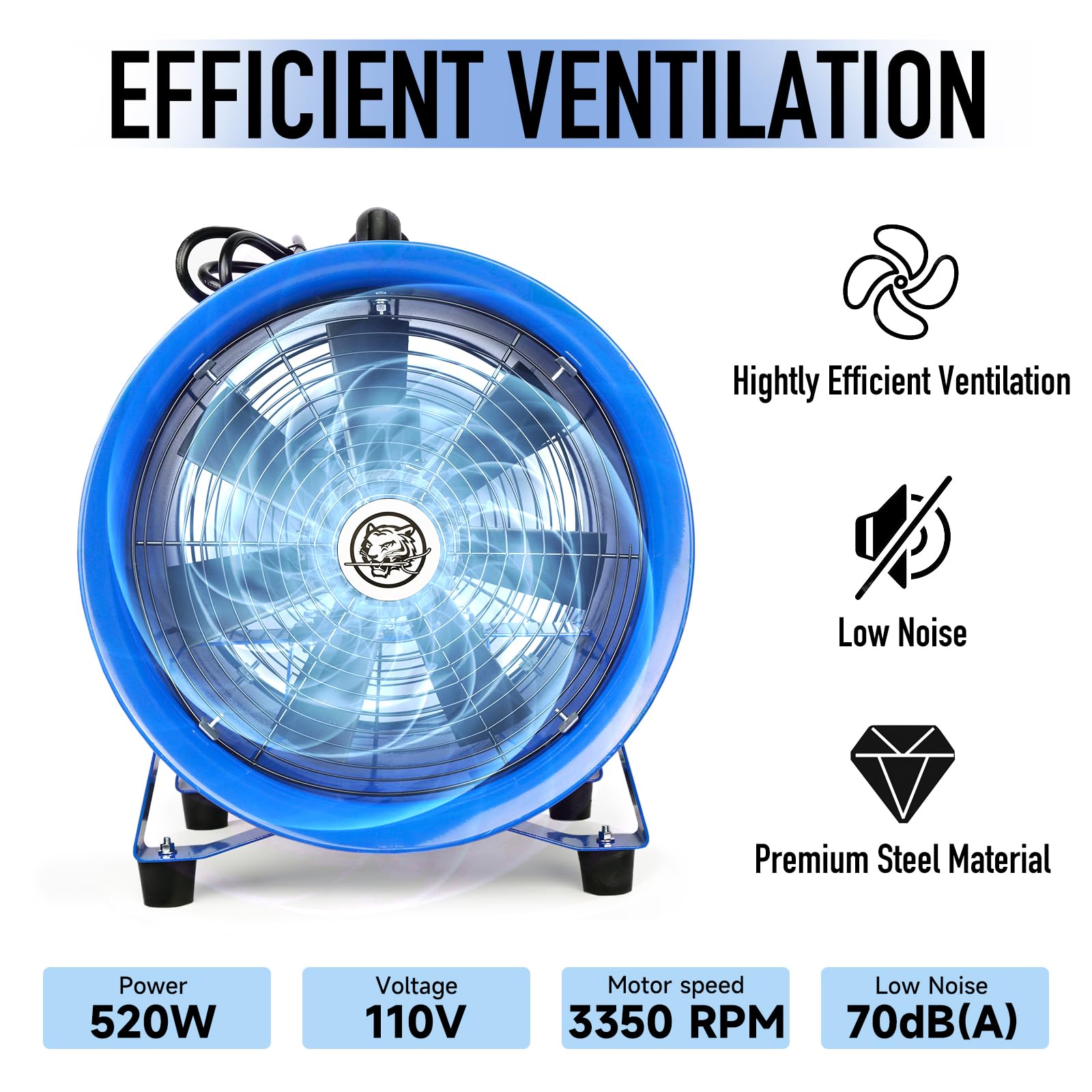 efficient of 12 Inch Exhaust Axial Fan