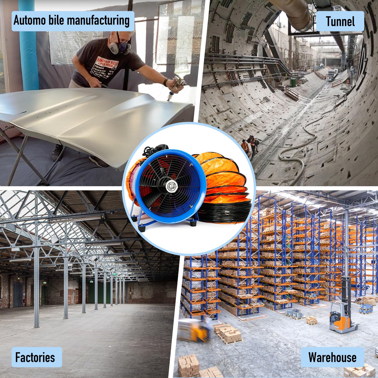product environment of 12 Inch Exhaust Axial Fan