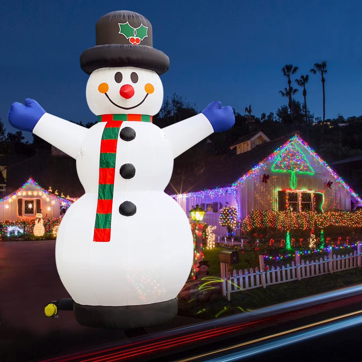 33Ft Inflatable Snowman