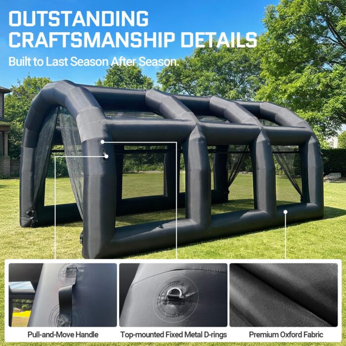 Inflatable Batting Cage 20x11.5x9.8FT for Baseball Practice with Blower ...