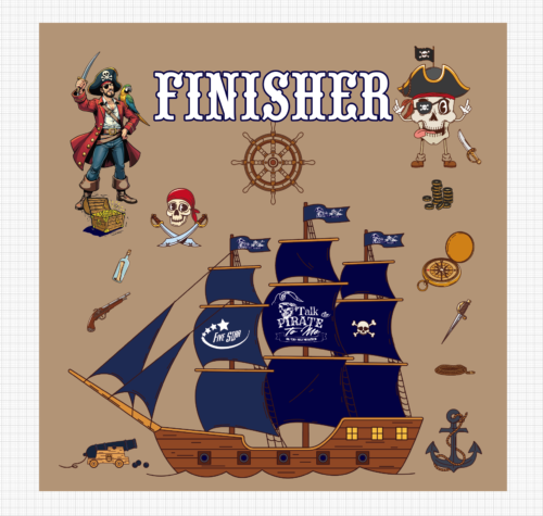 2pcs Detachable Backdrop Cloth 57 x 57 inch - Talk Pirate to Me